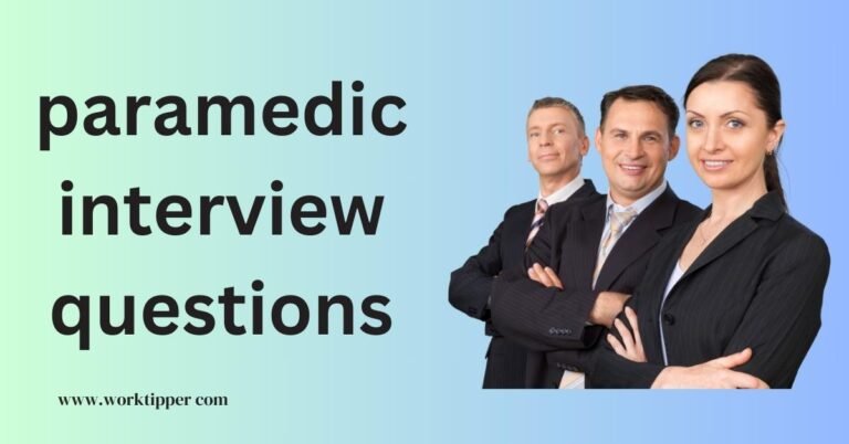paramedic interview questions